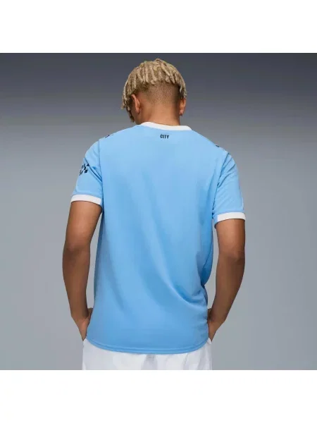 T-shirt Puma Mcfc Home Jersey Replica Team niebieska