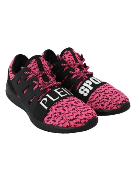 Sneakersy Plein Sport biznesowe różowe