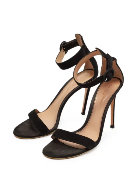 Sandale Gianvito Rossi cu bretele negru