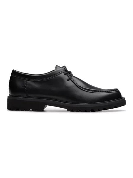 Półbuty Clarks skórzane czarne