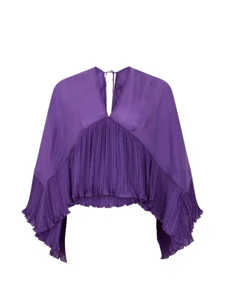 Bluză Alberta Ferretti violet