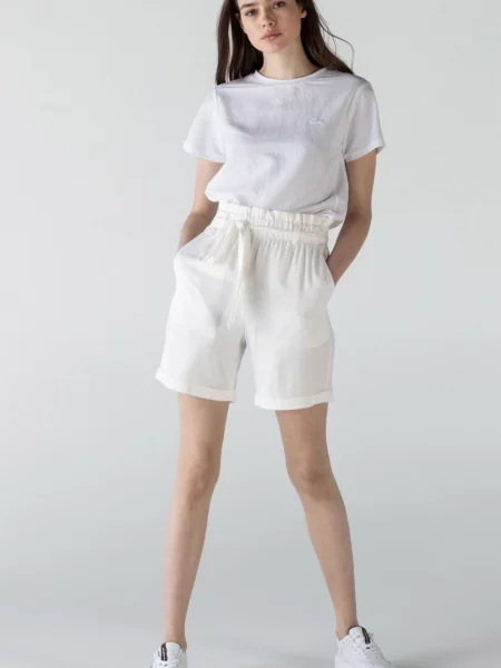 Шорты Lacoste белые
