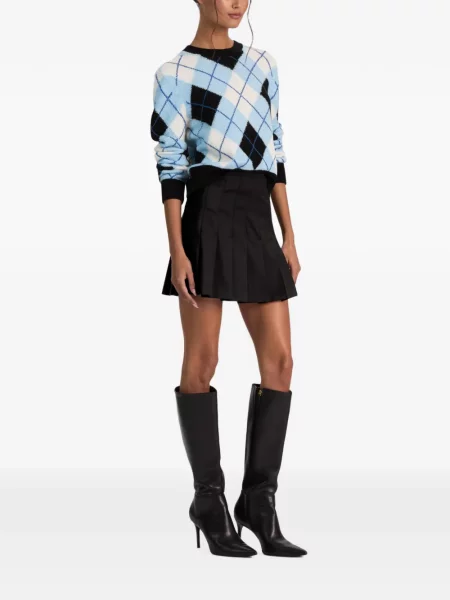 Pulover Alice + Olivia cu model argyle albastru