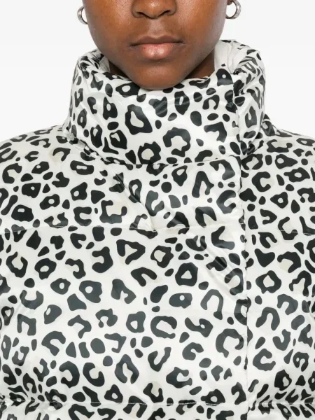 Geacă cu puf Rossignol cu imagine cu model leopard alb