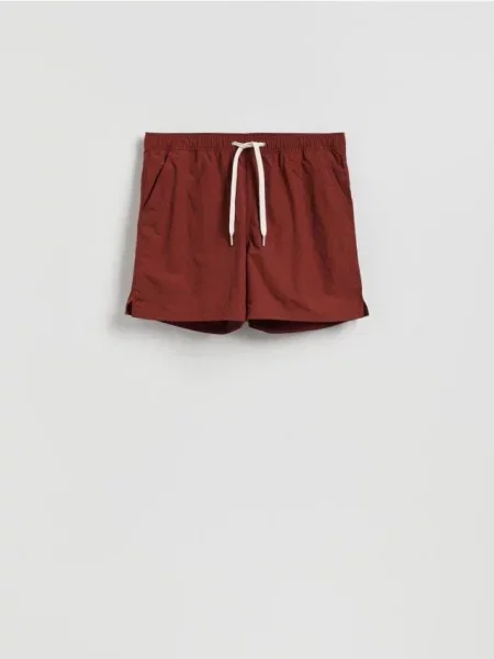 Reserved Pantaloni scurți pentru plajă uni maro