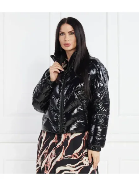 Marc Cain Geacă | Cropped Fit negru