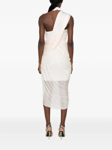 Rochie mini Balmain asimetrică drapată