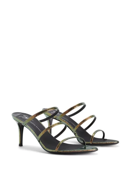 Sandale Giuseppe Zanotti din piele verde