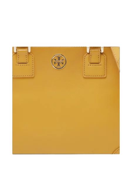 Geantă shopper Tory Burch galben