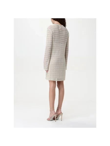 Sukienka mini Missoni beżowa
