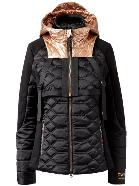 Куртка Ea7 Emporio Armani чорна
