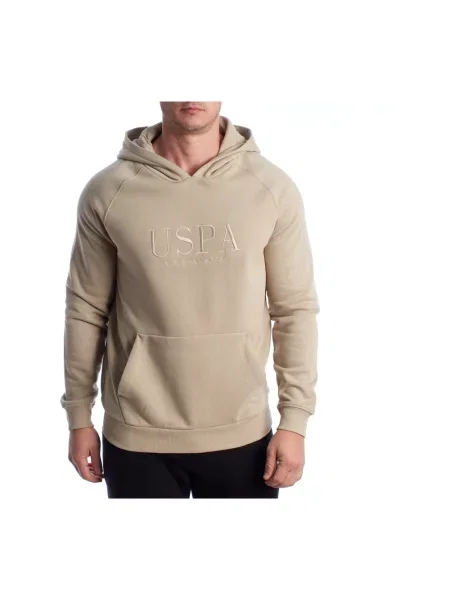 Bluza z kapturem U.s Polo Assn. z kapturem beżowa