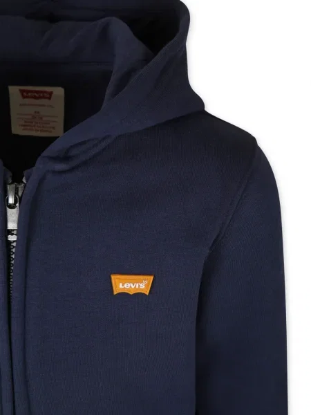 Bluza z kapturem dziecięca Levi's niebieska