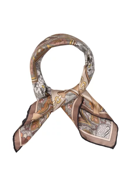Fular Elizabetta de mătase cu imagine cu model paisley