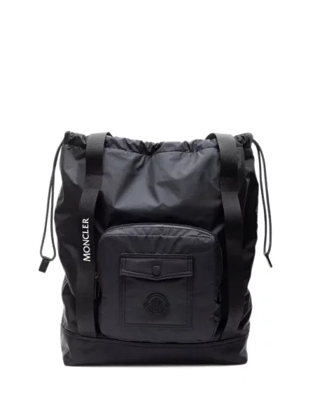 Rucsac Moncler cu imagine negru