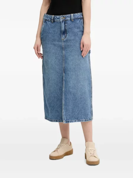 Fustă din denim Dickies albastru