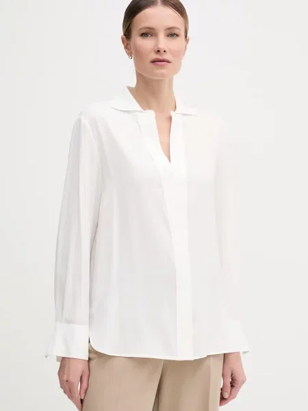 Marc Aurel bluză tip cămașă pentru femei alb