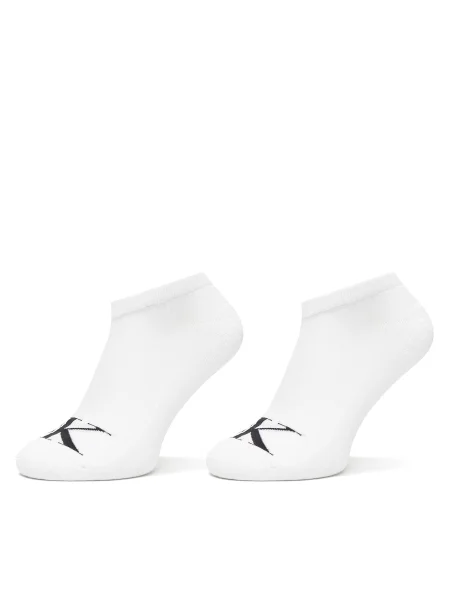 Чорапи Calvin Klein Jeans 2 чифта бяло
