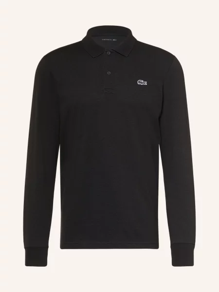 Lacoste Pletená Polokošile černá
