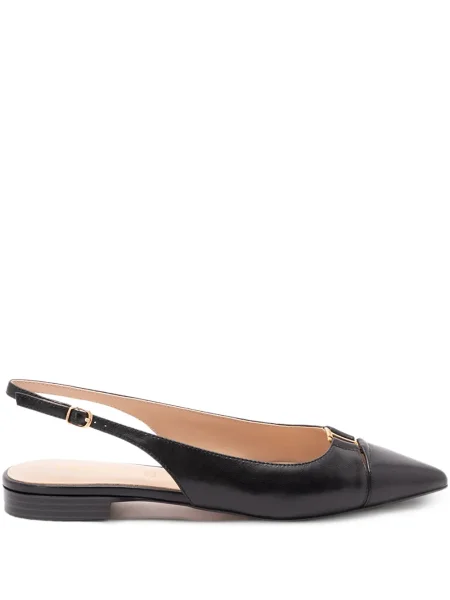 Pantofi cu toc Twinset cu cataramă negru