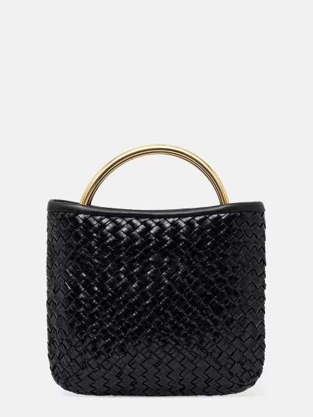 Luisa Spagnoli geantă de piele negru