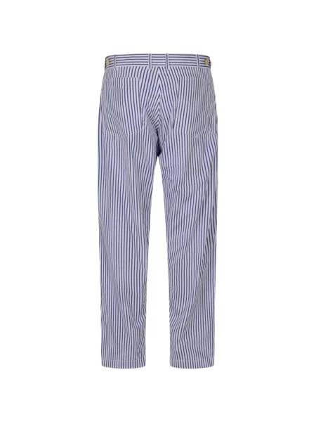 Pantaloni Comme Des Garçons cu dungi albastru