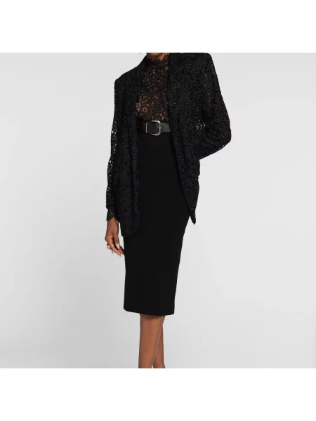 Sukienka Roberto Cavalli z paskiem czarna