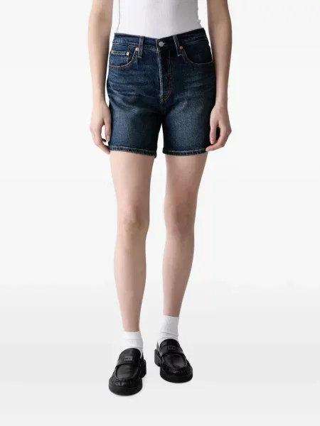 Decupat pantaloni Levi's® cu autograf cu talie înaltă alb