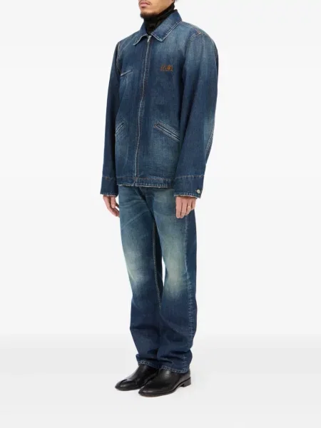 Geacă de blugi Mm6 Maison Margiela albastru