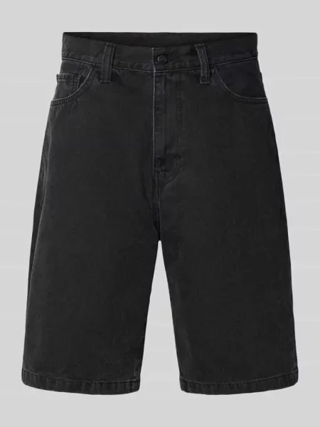 Krótkie szorty jeansowe Carhartt Wip czarne