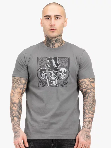 Футболка Tapout Skull Tee сірий
