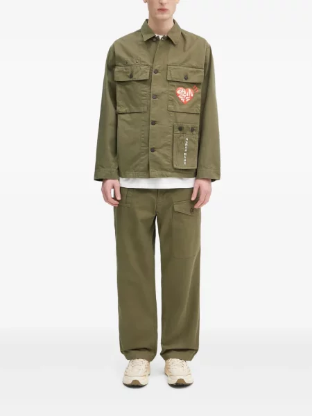 Geacă Human Made cu motiv cu inimi verde