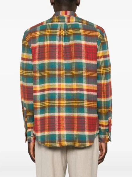 Καρό πουκάμισο Portuguese Flannel φανελένιο πράσινο