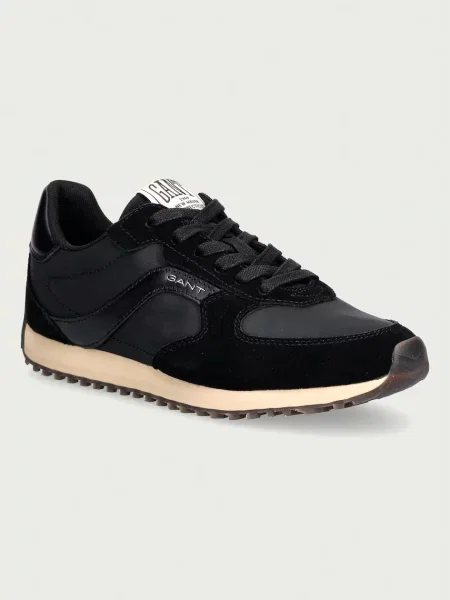 Gant Sneakers Beja | piele | piele întoarsă negru