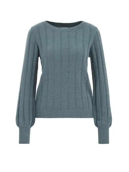 WE Fashion Pulover petrol verde