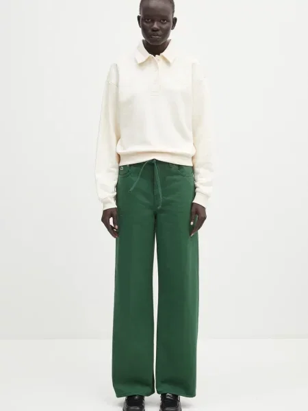 Однотонный свитер Lacoste бежевый