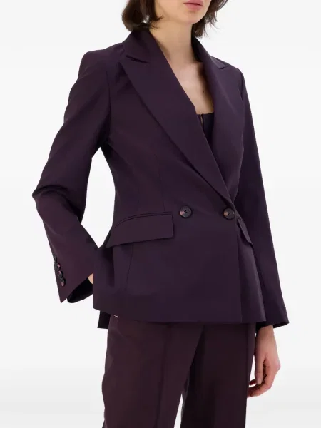 Sacou Occleus cu două rânduri de nasturi violet