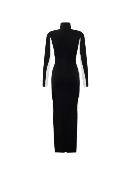 Lung rochie maxi Dsquared2 negru
