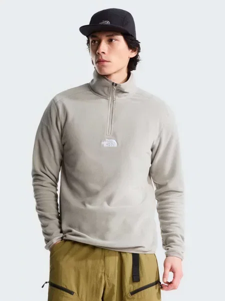 Флисовый свитер The North Face серый