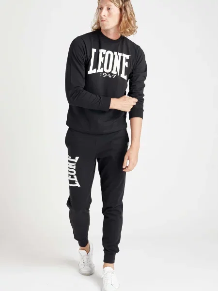 Leone Apparel koszulka z długim rękawem czarna