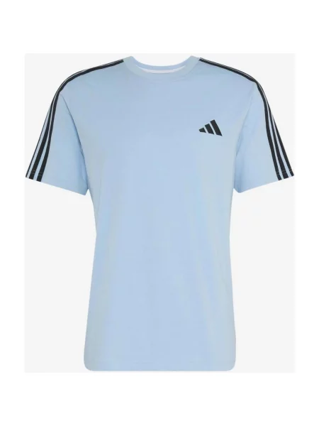 Koszulka z krótkim rękawem damska adidas Essentials Single niebieski niebo XS czarny