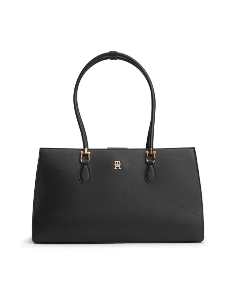 Rucsac Tommy Hilfiger din piele negru