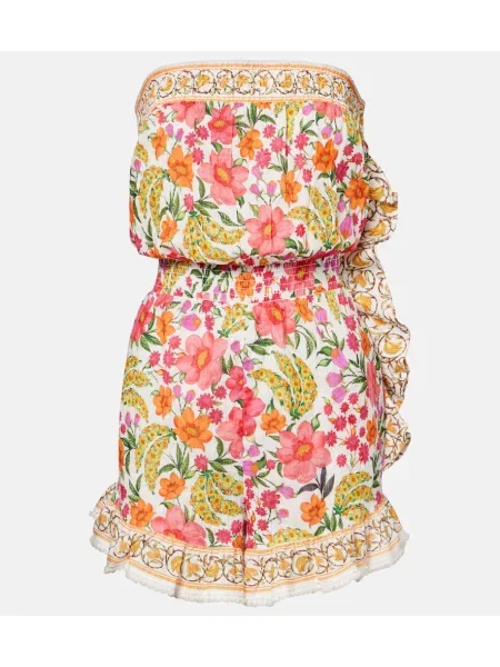 Kombinezon Farm Rio s cvetličnim vzorcem z volani