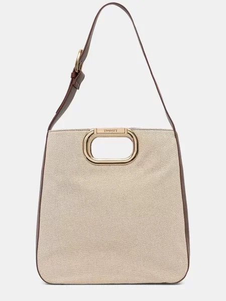 Geanta hobo Twinset bej