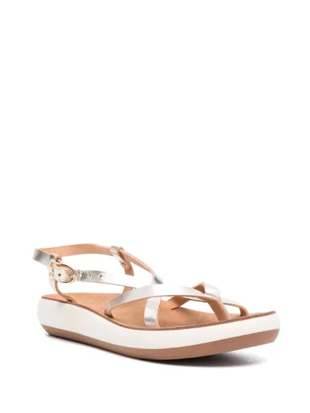 Sandale Ancient Greek Sandals din piele auriu