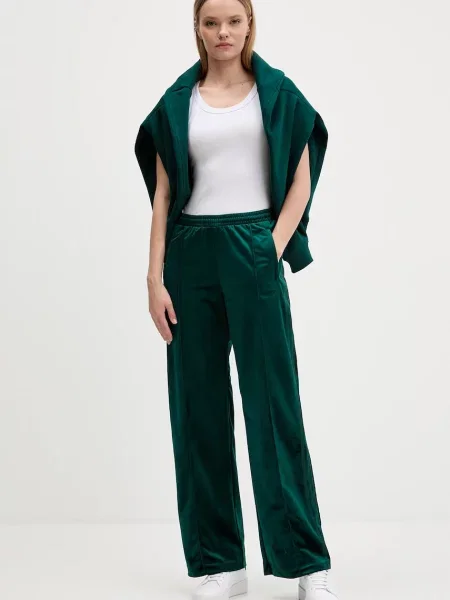 Спортивні велюрові штани adidas Originals Velvet Tp з аплікацією