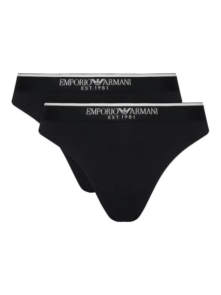 Emporio Armani Underwear Brazilinių kelnaičių komplektas juoda