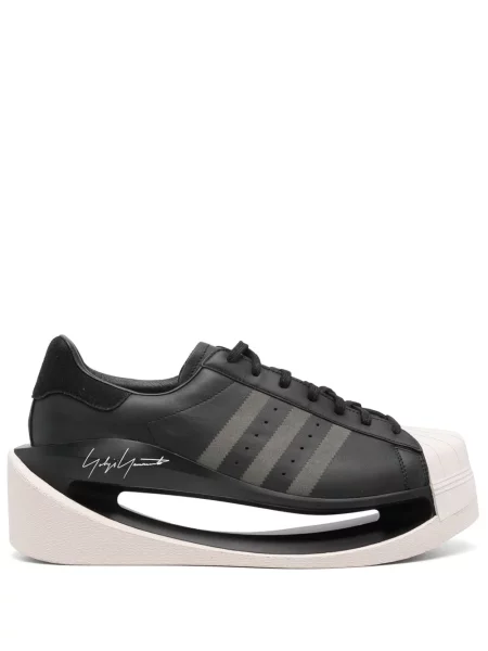 Sneakerși Y-3 din piele negru