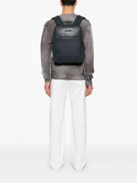 Rucsac de laptop Piquadro albastru