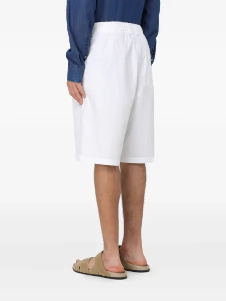 Pantaloni scurți Giorgio Armani plisate alb